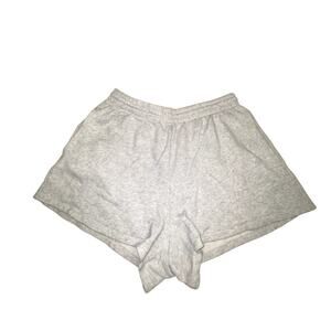 Womens Victoria Secret PINK Grey Sweat Shorts Size Medium